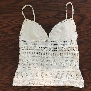 Moda International Crochet Top - Final Price